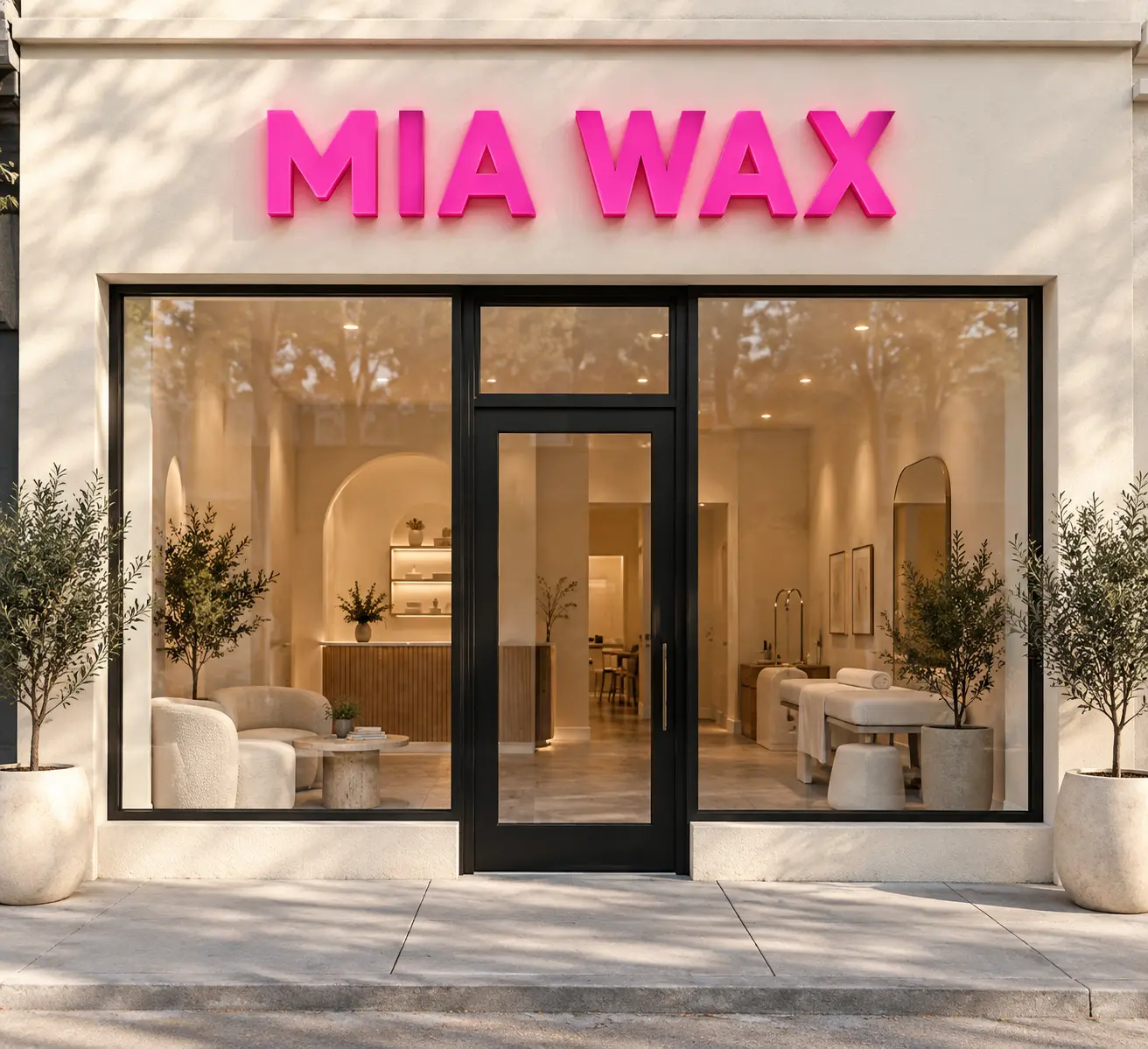 Mia Wax studio exterior